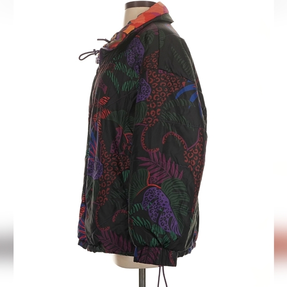 FARM Rio Patchwork Reversible Puffer Jacket Small - Picture 6 of 8
